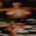 Horny girls warm her body